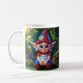 Wald-Elfen-Katze Kaffeetasse