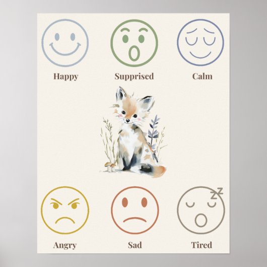 Wald-Emotionen Poster (Vorne)