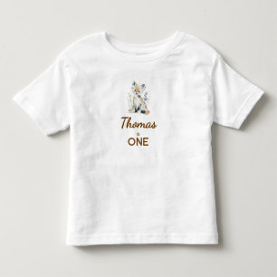 Wald Erstes Geburtstags-Shirt Kleinkind T-shirt