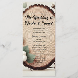 Wald-Eukalyptus-Baumwolle Rustikales Programm