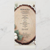 Wald-Eukalyptus-Baumwolle Rustikales Programm (Rückseite)