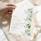 Wald Eukalyptus Greenery Hochzeit Einladung