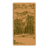 Wald-Exlibris (Vorne)