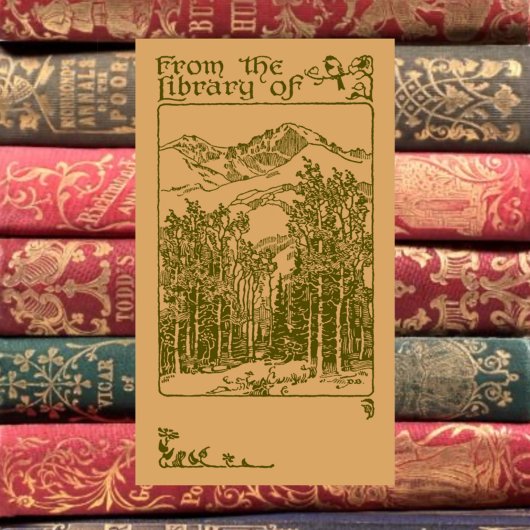 Wald-Exlibris