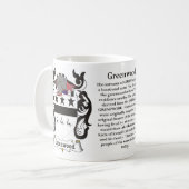 Wald-Familien-Wappen Tasse (Vorderseite Links)