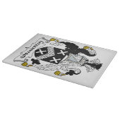 Wald-Familienwappen Schneidebrett (Ecke)