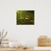 Wald-Fantasie Poster (Küche)