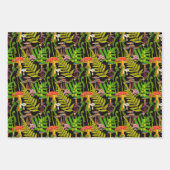 Wald-Farne und Pilze Geschenkpapier Set (Vorderseite 2)