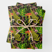 Wald-Farne und Pilze Geschenkpapier Set (Beispiel)