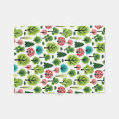 Wald Fleecedecke (Vorderseite (Horizontal))