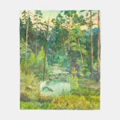 Wald Fleecedecke (Vorderseite)