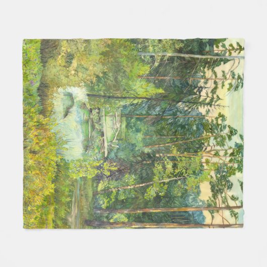 Wald Fleecedecke (Vorderseite (Horizontal))