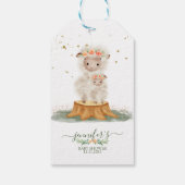 Wald-Flusch-Schaf Geschenkanhänger (Rückseite)