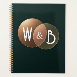 Wald-Fokus-Geometrischer-Umriss-Cover Planer