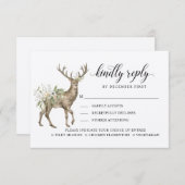 Wald Foliage Dee | Bitte beantworten | Optionen fü RSVP Karte (Vorne/Hinten)