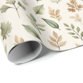 Wald-Forst-Baum-Geschenkpapier Geschenkpapier (Rolleneckpunkt)