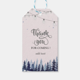 Wald, Forst, Kiefern Danke Geschenkanhänger