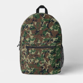 Wald-Forst-Militär-Tarnung Bedruckter Rucksack (Vorderseite)