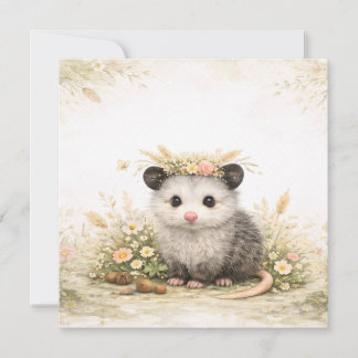 Wald Freund Wald Opossum Karte