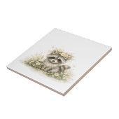 Wald Freund Waschbär Fliese (Seite)