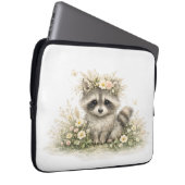 Wald Freund Waschbär Laptopschutzhülle (Vorne Rechts)