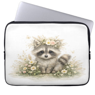 Wald Freund Waschbär Laptopschutzhülle
