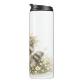 Wald Freund Waschbär Thermosbecher (Nach rechts gedreht)