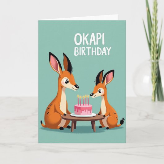 Wald Freunde Feierkarte Karte (Vorderseite)