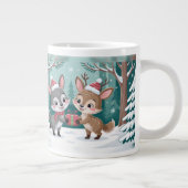 Wald Freunde im Hibi-Style Jumbo-Tasse (Rechts)