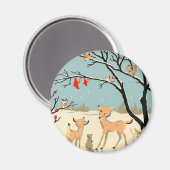 Wald Freunde Magnet (Vorderseite/Rückseite)