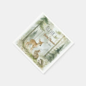 Wald Freunde Serviette (Ecke)