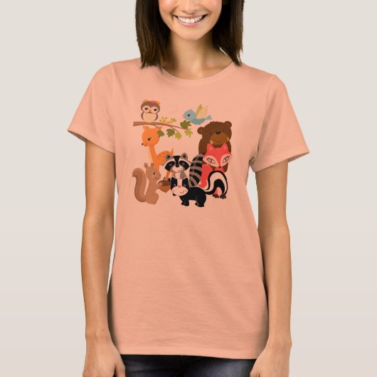 Wald Freunde T-Shirt (Vorderseite)