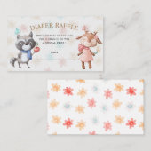 Wald-Freunde-Windel-Gewinnspiel Begleitkarte (Vorne/Hinten)