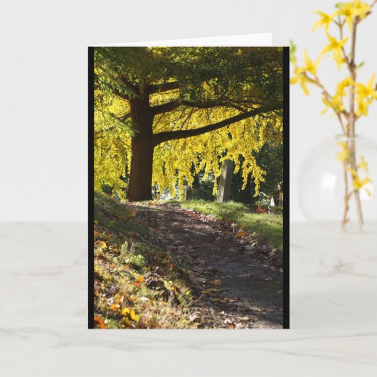 Wald-Friedhof, Brooklyn, NY Karte (Gelbe Blume)