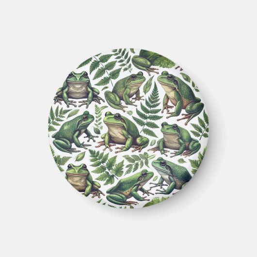 Wald Frösche Tasse Magnet (Vorne)