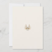 Wald-Fuchs-Baby-Party Einladung (Rückseite)