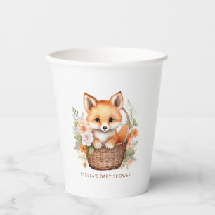 Wald-Fuchs-Baby-Party Personalisierte Feier Pappbecher