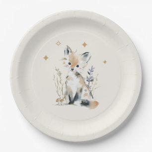 Wald Fuchs Baby Shower Pappteller