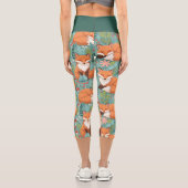 Wald Fuchs Capri Leggings (Rückseite)