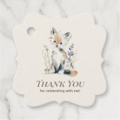 Wald-Fuchs-Dankeschön-Anhänger Geschenkanhänger (Vorderseite)