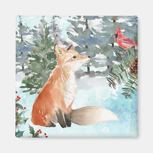 Wald-Fuchs-Feiertag Magnet (Vorne)