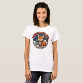 Wald Fuchs mit Schal T-Shirt (Vorne ganz)