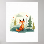 Wald Fuchs Poster (Vorne)