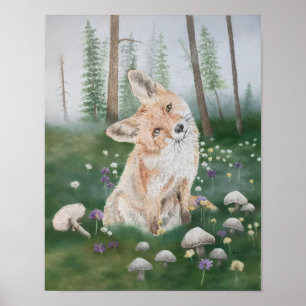 Wald Fuchs Poster