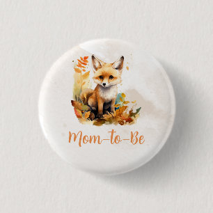 Wald Fuchs Süße Babyparty Button