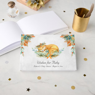 Wald Fuchs   Waldtier Baby Shower Gästebuch