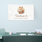 Wald-Fuchs-Willkommen-Baby-Shower- Banner (Messeveranstaltung)