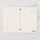 Wald-Geburtstags-Dankeskarten Postkarte (Rückseite)