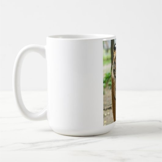 Wald gehender Tiger Kaffeetasse (Links)