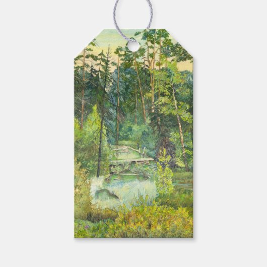 Wald Geschenkanhänger (Vorderseite)